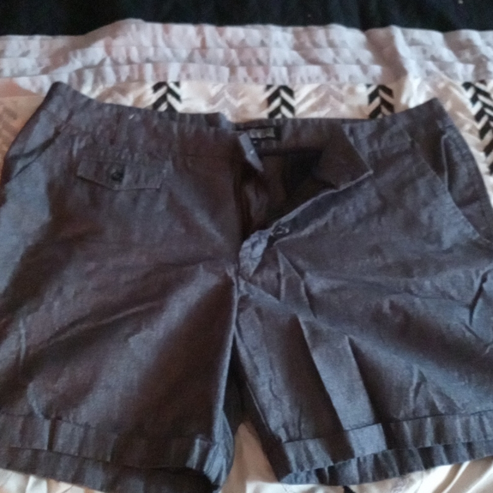 Grey dress shorts